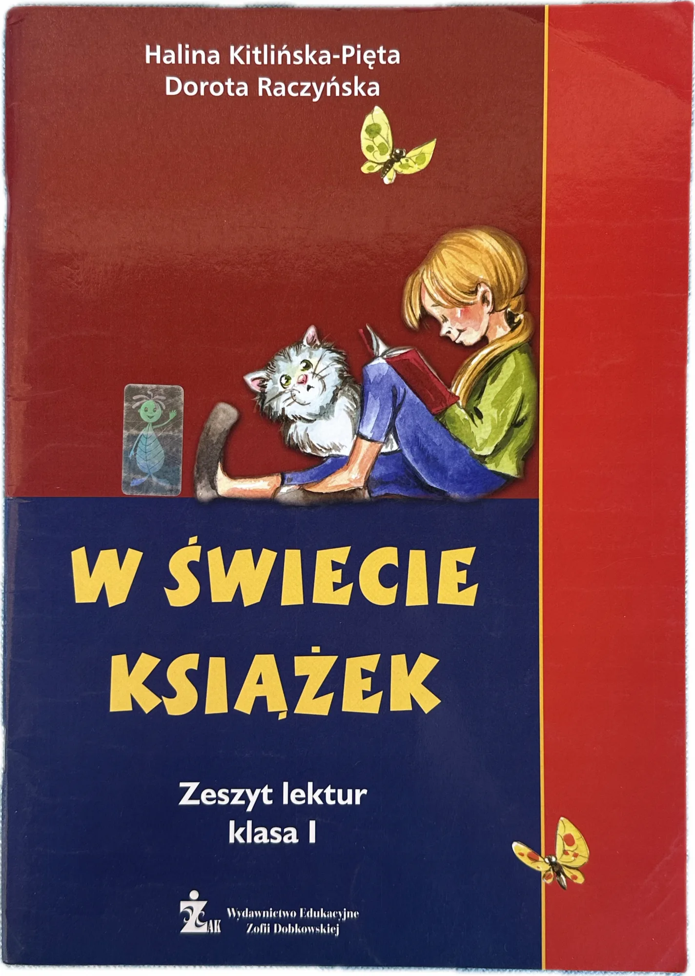 Okładka: W świecie książek zeszyt lektur klasa 1 karty pracy ćwiczenia