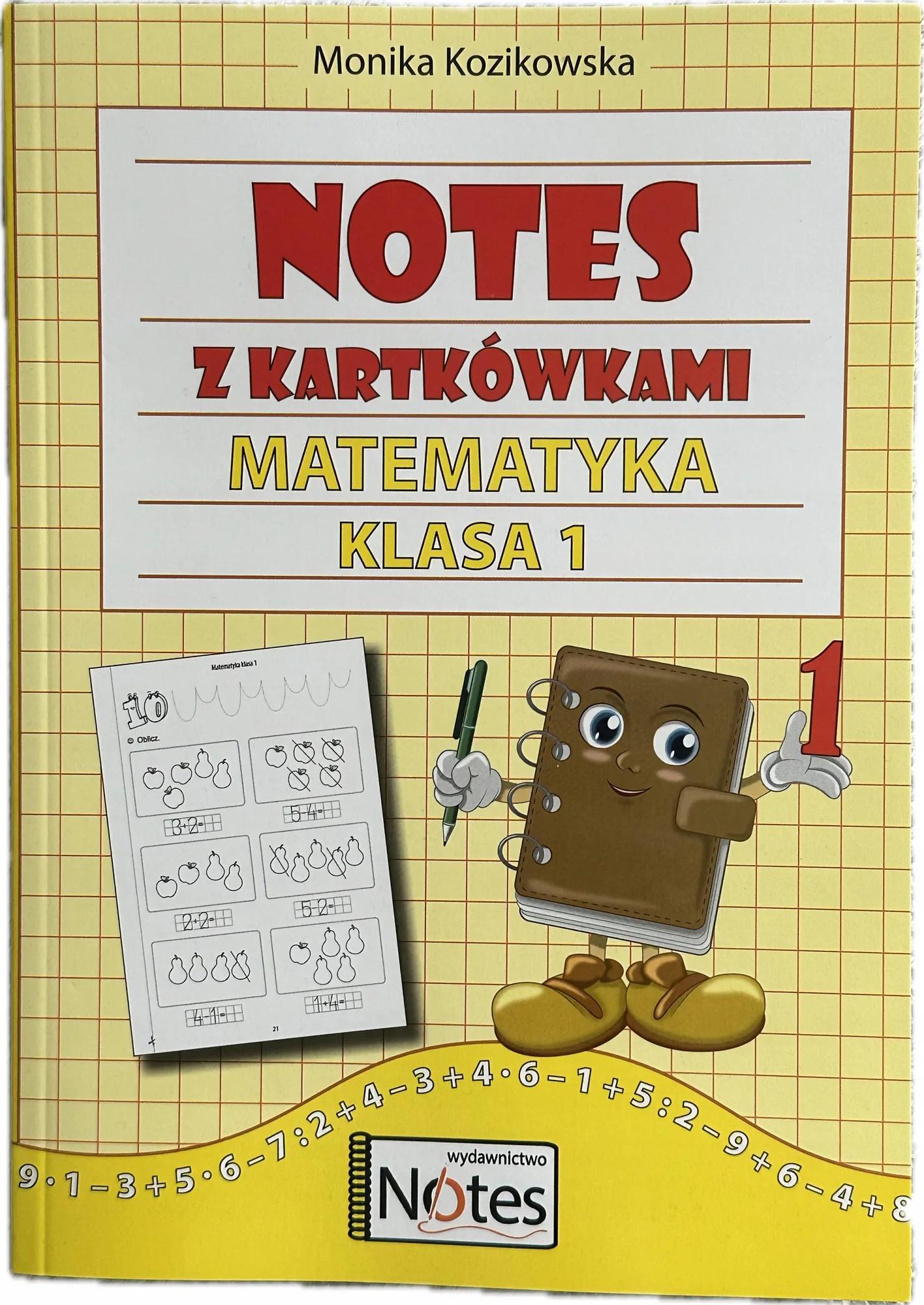 Okładka: Matematyka klasa 1 kartkówki Notes z kartkówkami ćwiczenia zadania