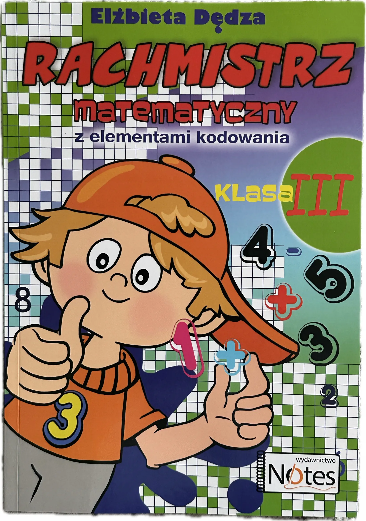 Okładka: Matematyka klasa 3 ćwiczenia zadania Rachmistrz matematyczny kodowanie