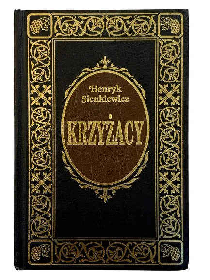 Okładka: Krzyżacy Sienkiewicz lektura twarda oprawa skóra