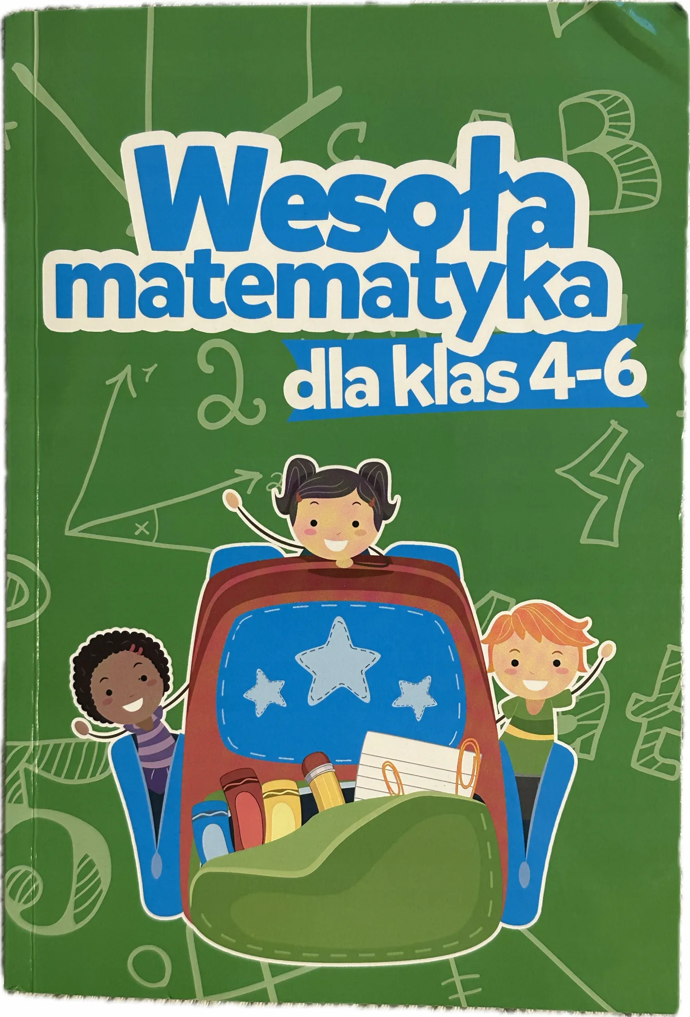 Okładka: Wesoła matematyka zbiór zadań klasa 4 5 6 odpowiedzi