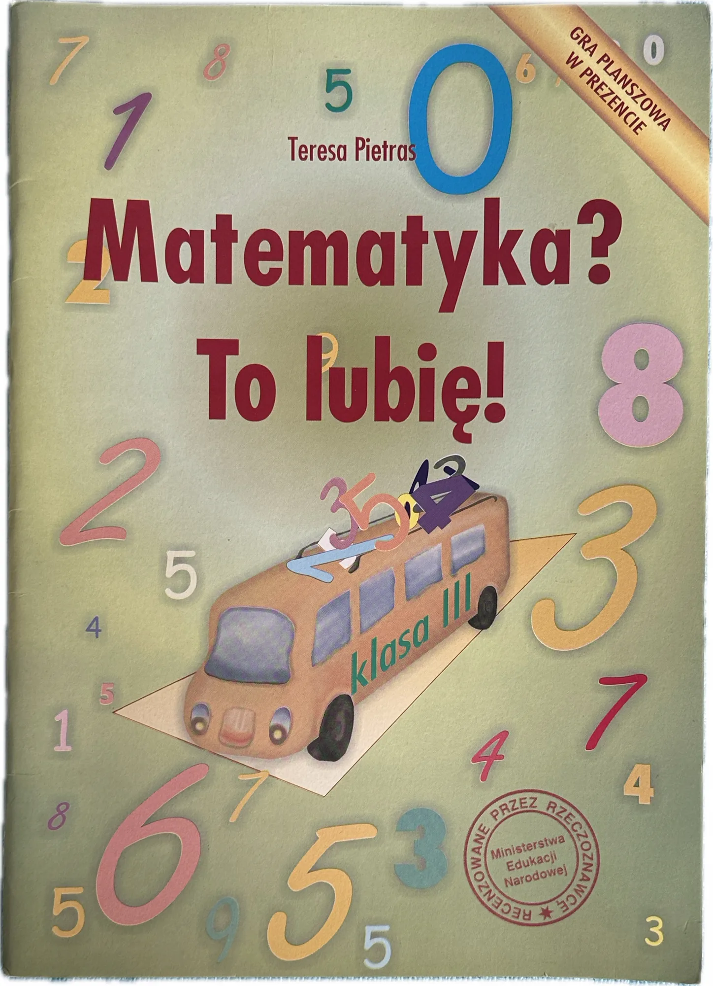 Okładka: MATEMATYKA To lubię klasa 2 3 ĆWICZENIA ZADANIA KARTY PRACY MEN. A4