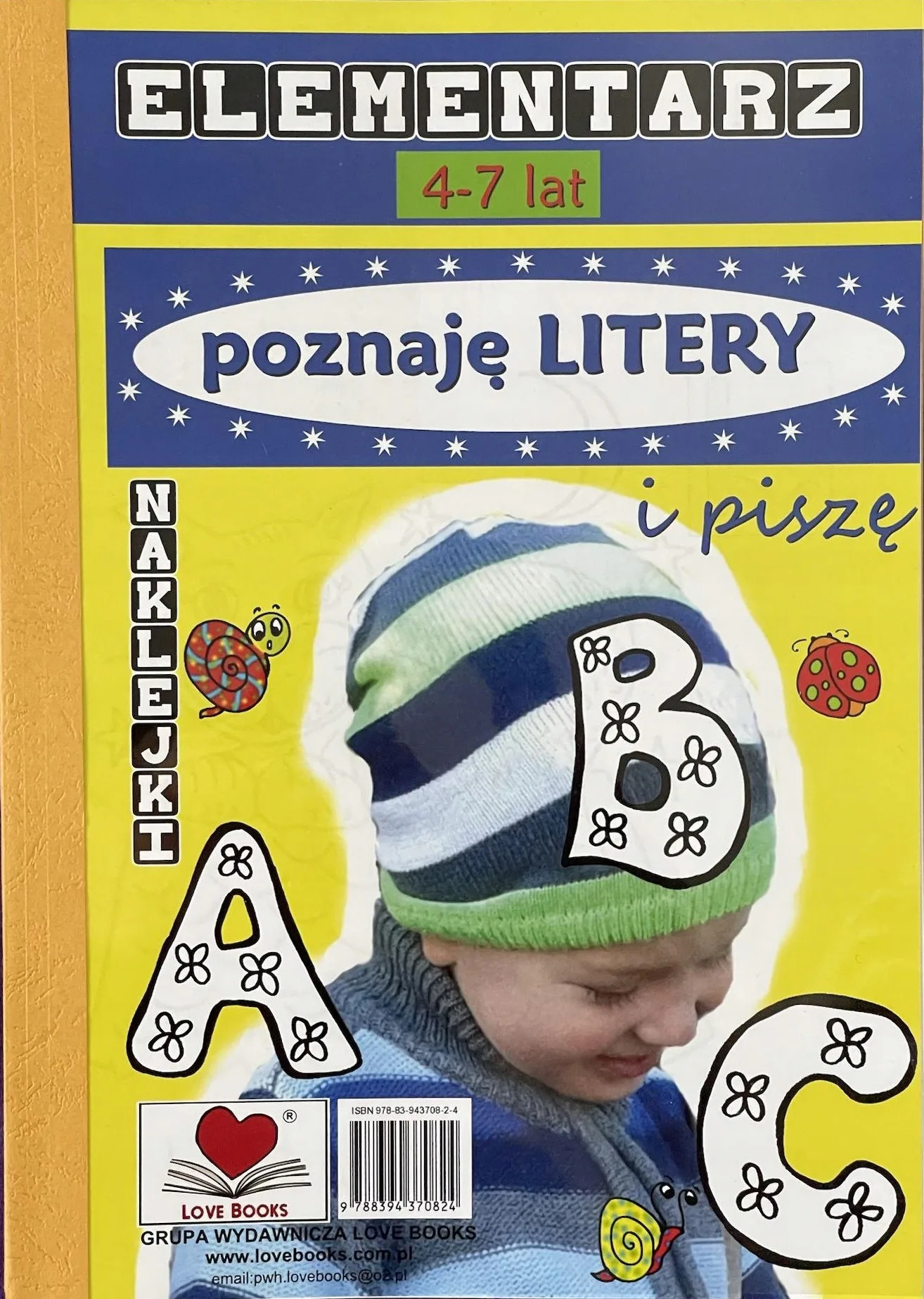 Okładka: 4 5 lat KALIGRAFIA rysowanie po śladzie szlaczki