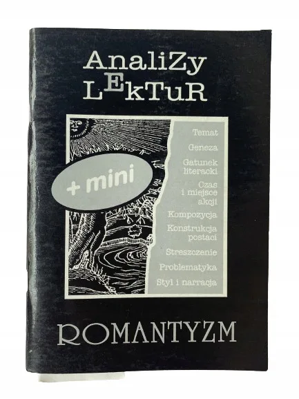 Okładka: Analiza lektur ROMANTYZM opracowania ściąga