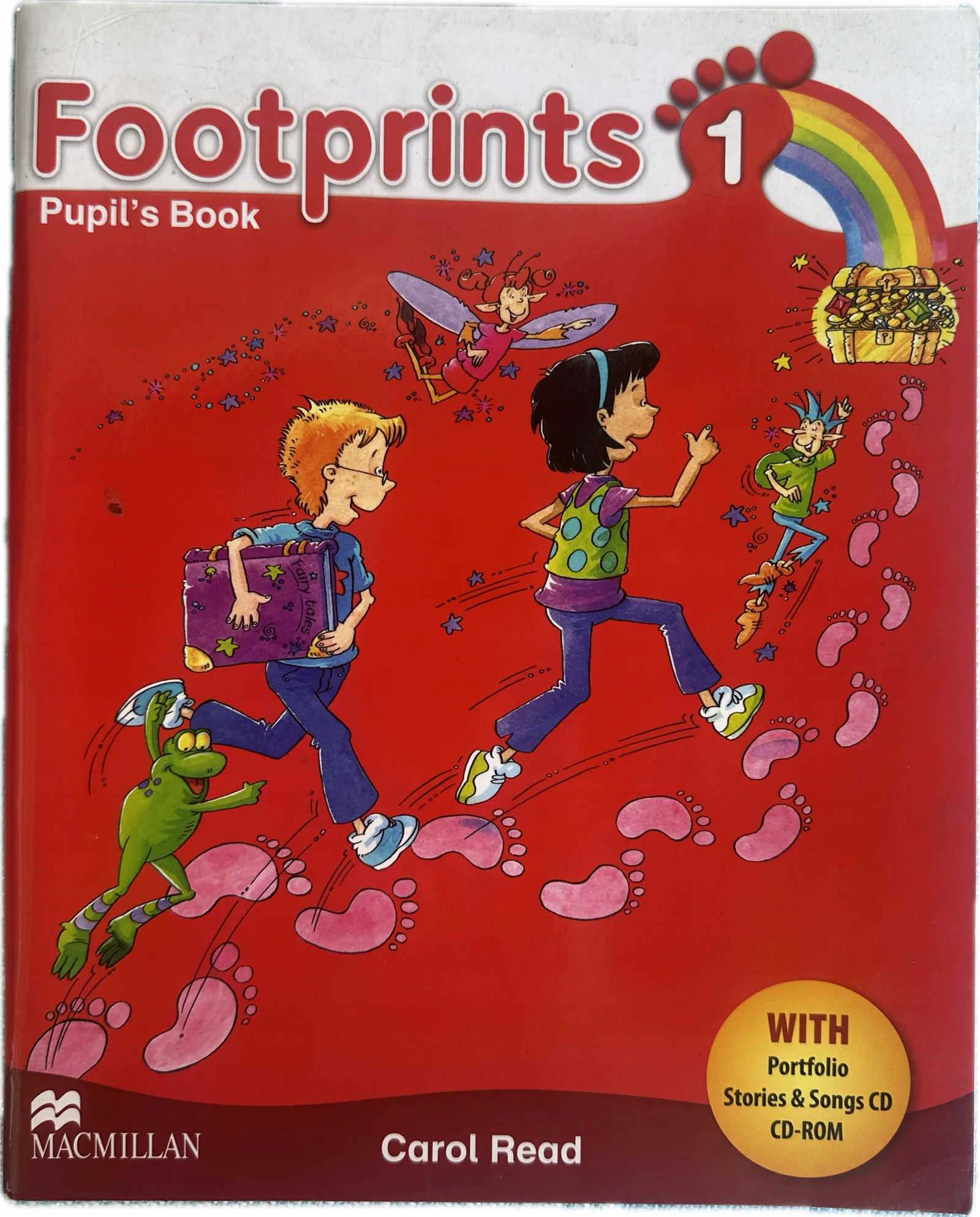 Okładka: FOOTPRINTS pupils book 1 Macmillan z naklejkami