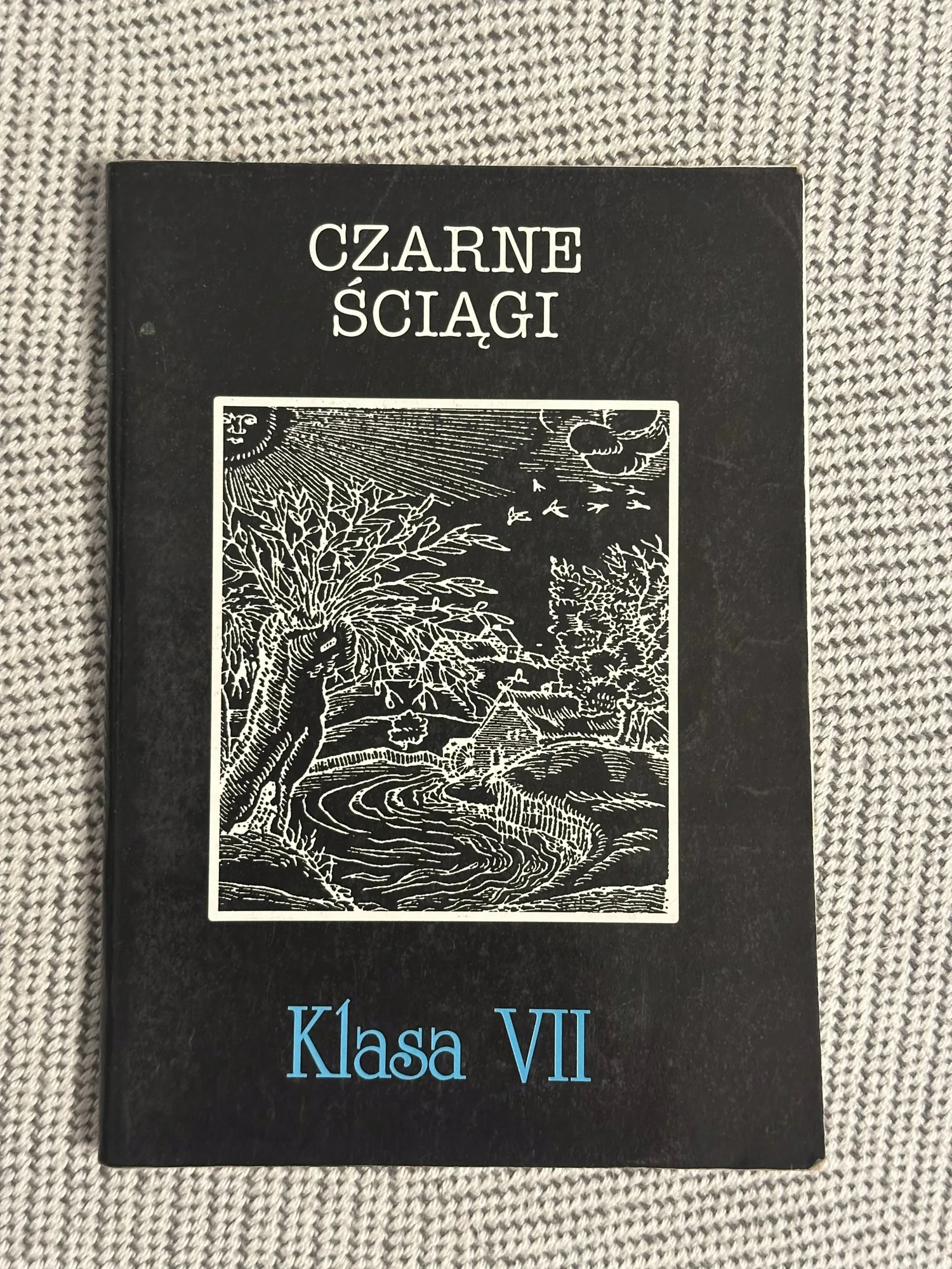Okładka: OPRACOWANIA LEKTUR streszczenia ściąga klasa 7 czarne ściągi