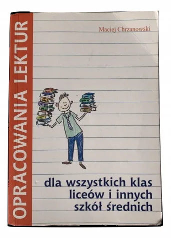 Okładka: OPRACOWANIA LEKTUR liceum szkoła średnia LO 1 2 3
