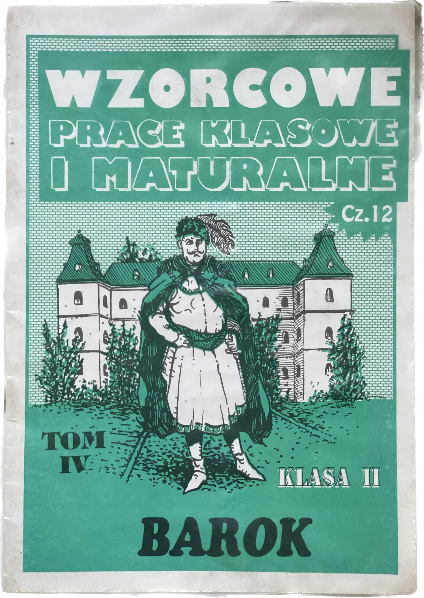 Okładka: Prace maturalne wypracowania Barok liceum LO