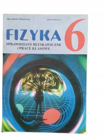 Okładka: sprawdziany z fizyki szkoła podstawowa TESTY