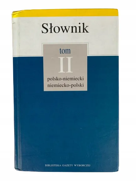 Okładka: SŁOWNIK NIEMIECKO - POLSKI POLSKO - NIEMIECKI