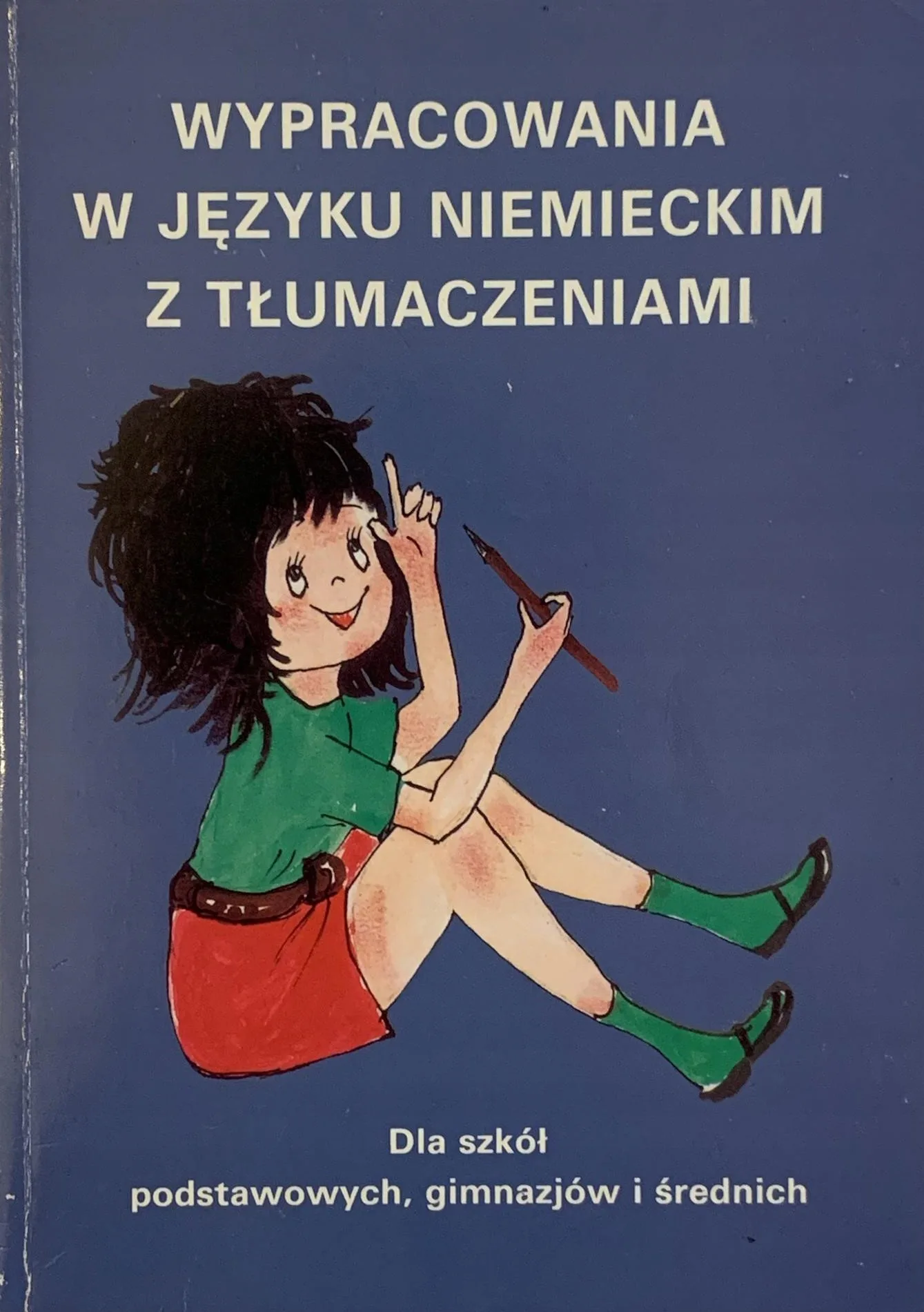 Okładka: JĘZYK NIEMIECKI KLASA 6 7 8 wypracowania wzory LO