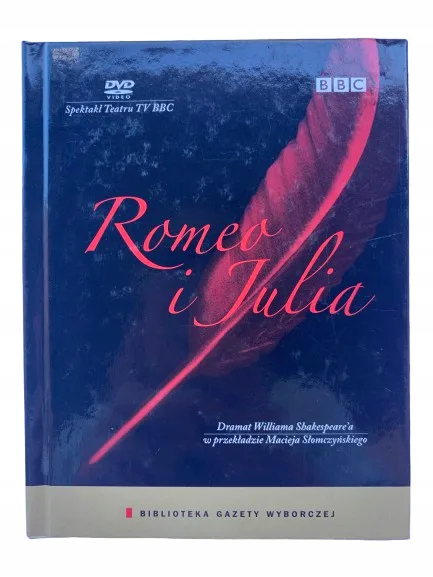 Okładka: ROMEO I JULIA OMÓWIENIE LEKTURY SZKOLNEJ + DVD