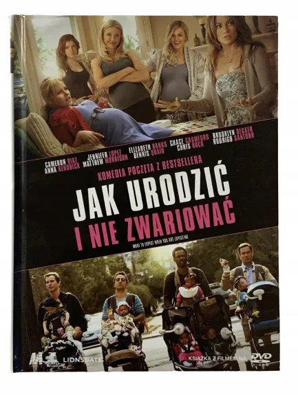Okładka: Jak urodzić i nie zwariować książka + płyta DVD