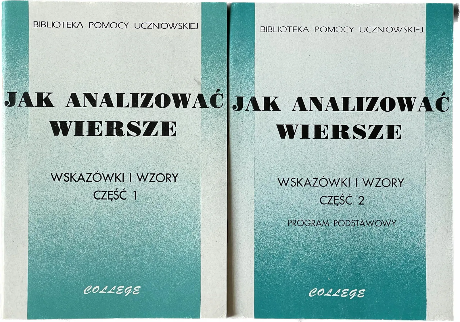 Okładka: opracowanie ściąga WIERSZE POEZJA interpretacja LO
