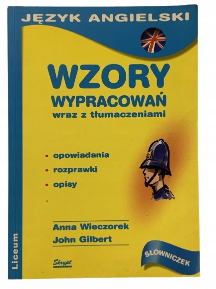 Okładka: WYPRACOWANIA liceum wzory język angielski opisy