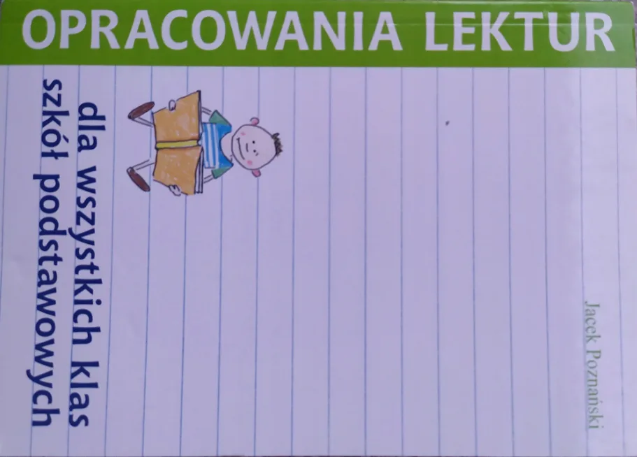 Okładka: Opracowania lektur ŚCIĄGA KLASA 4 5 6 streszczenia omówienia