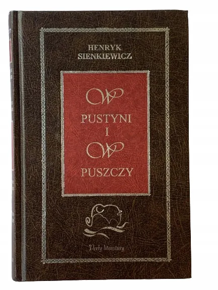 Okładka: W PUSTYNI I W PUSZCZY lektura skóra SIENKIEWICZ