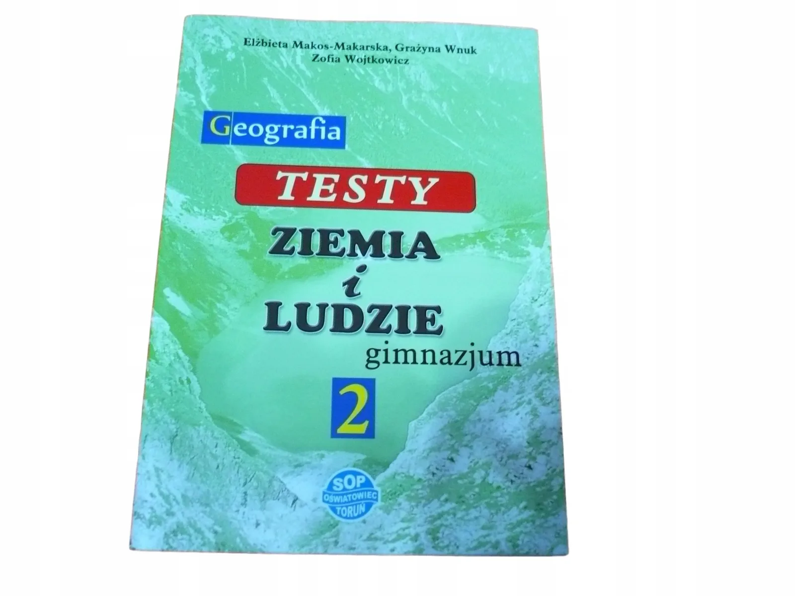Okładka: ZIEMIA I LUDZIE 2 testy SPRAWDZIANY SOP