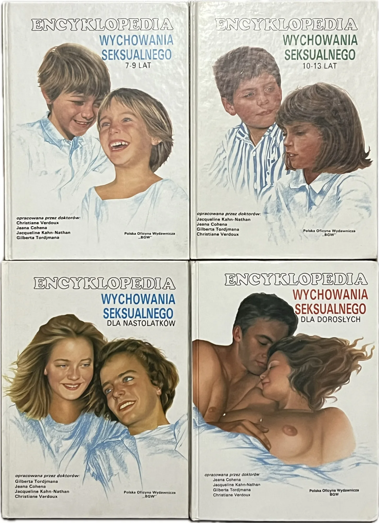 Okładka: ENCYKLOPEDIA WYCHOWANIA SEKSUALNEGO komplet 4 7-9 10-13 nastolatki dorośli