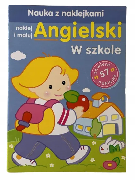 Okładka: Język angielski dla dzieci książeczka z naklejkami