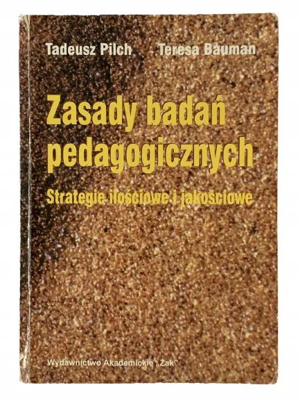 Okładka: Zasady badań pedagogicznych strategie ilościowe