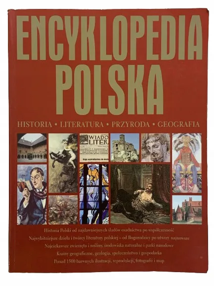 Okładka: ENCYKLOPEDIA POLSKA historia literatura przyroda