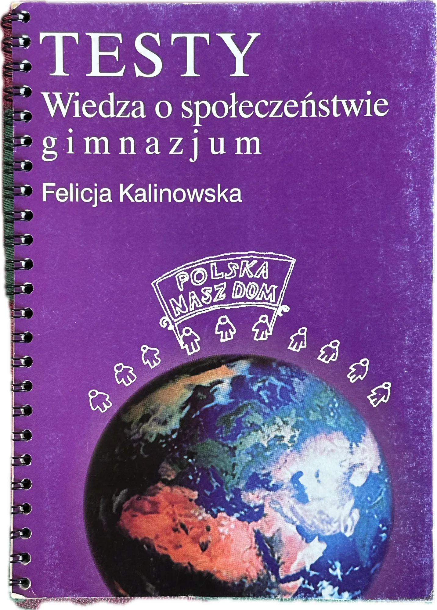 Okładka: WOS gimnazjum KLASA 7 8 SPRAWDZIANY TESTY klucze odp
