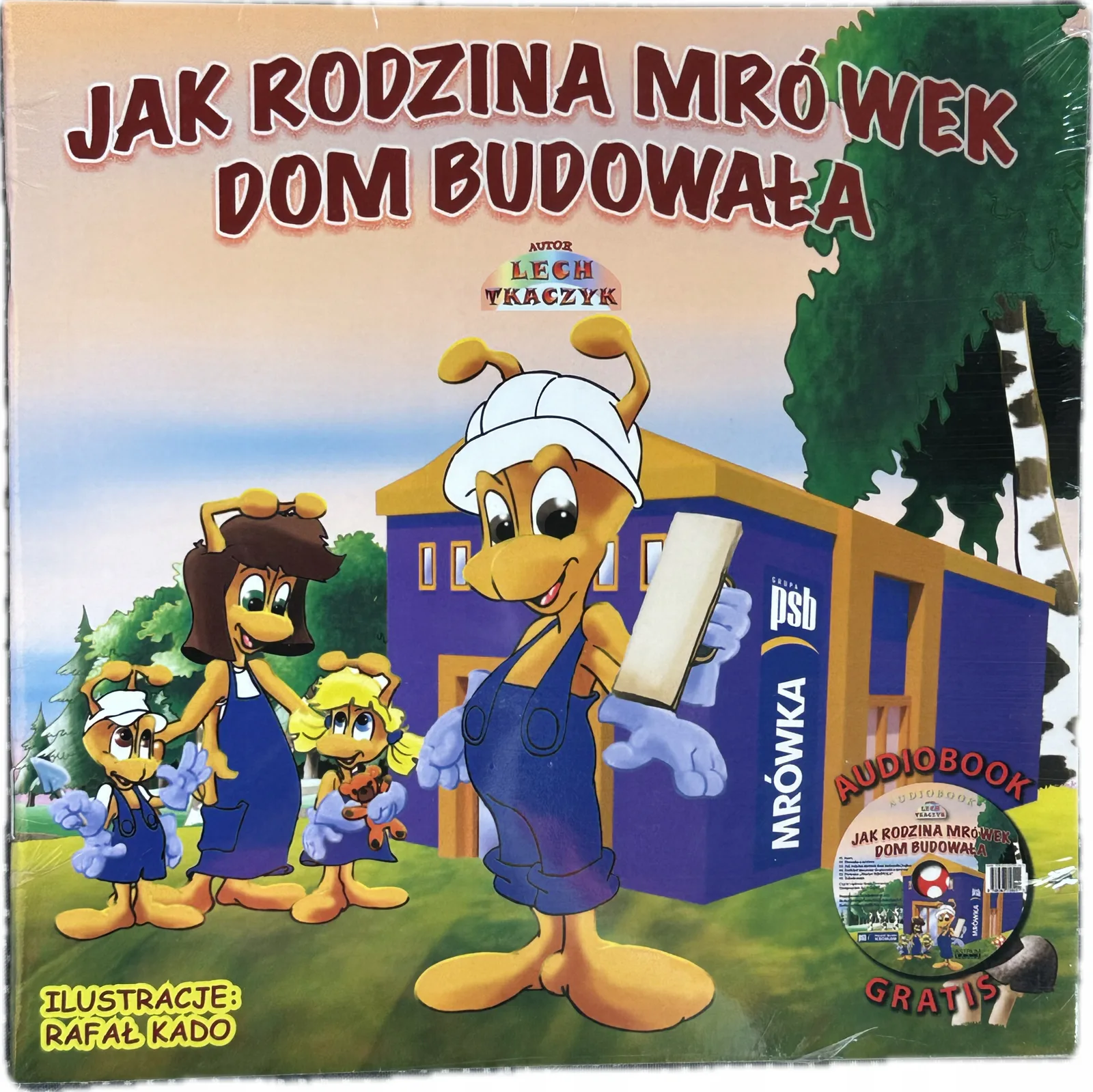 Okładka: Jak rodzina mrówek dom budowała - ksiązka + audiobook gratis