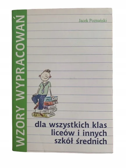 Okładka: WYPRACOWANIA liceum wzory język polski 1 2 3