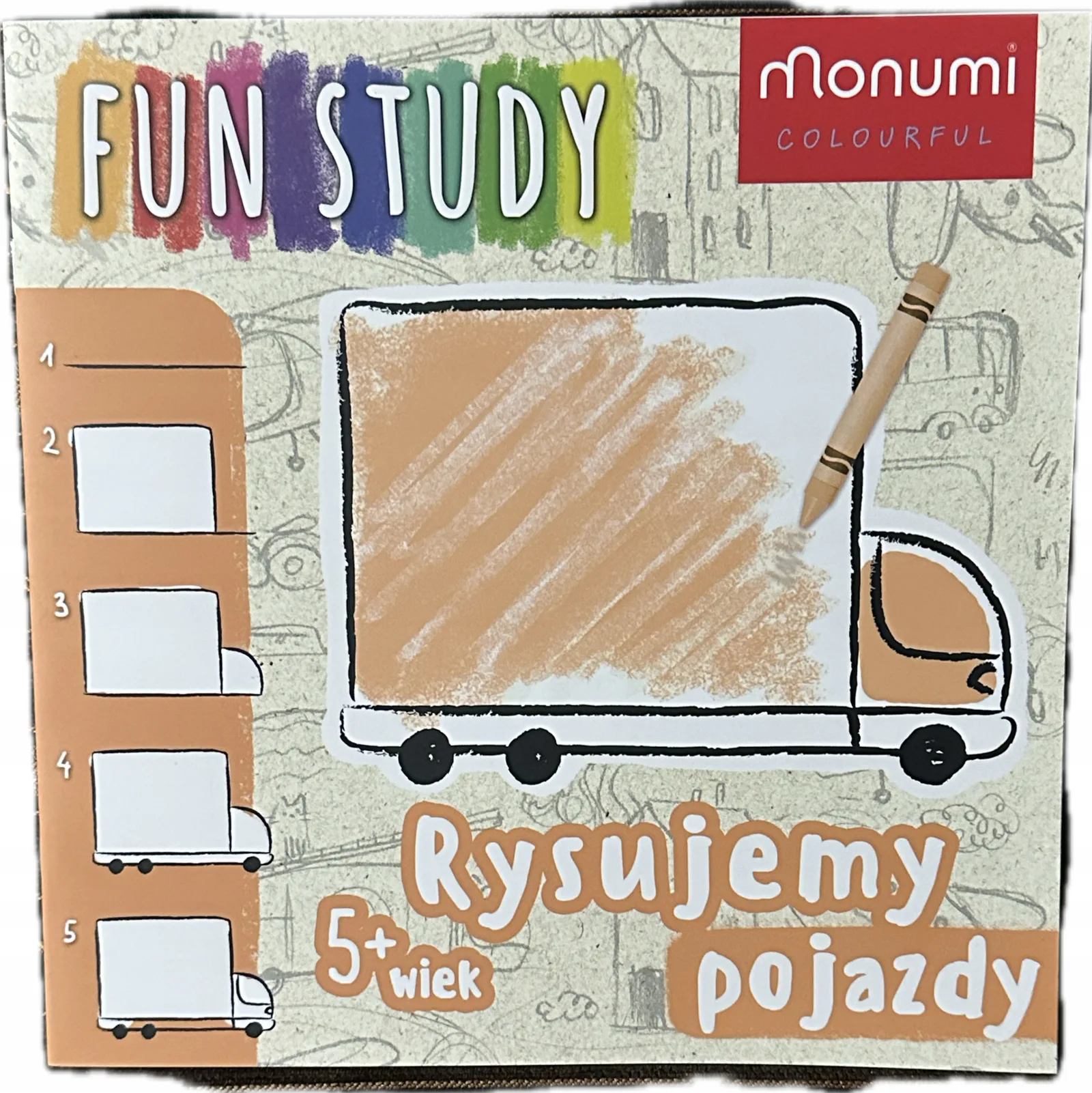 Okładka: Nauka rysowania krok po kroku Rysujemy pojazdy auta samochody 5+