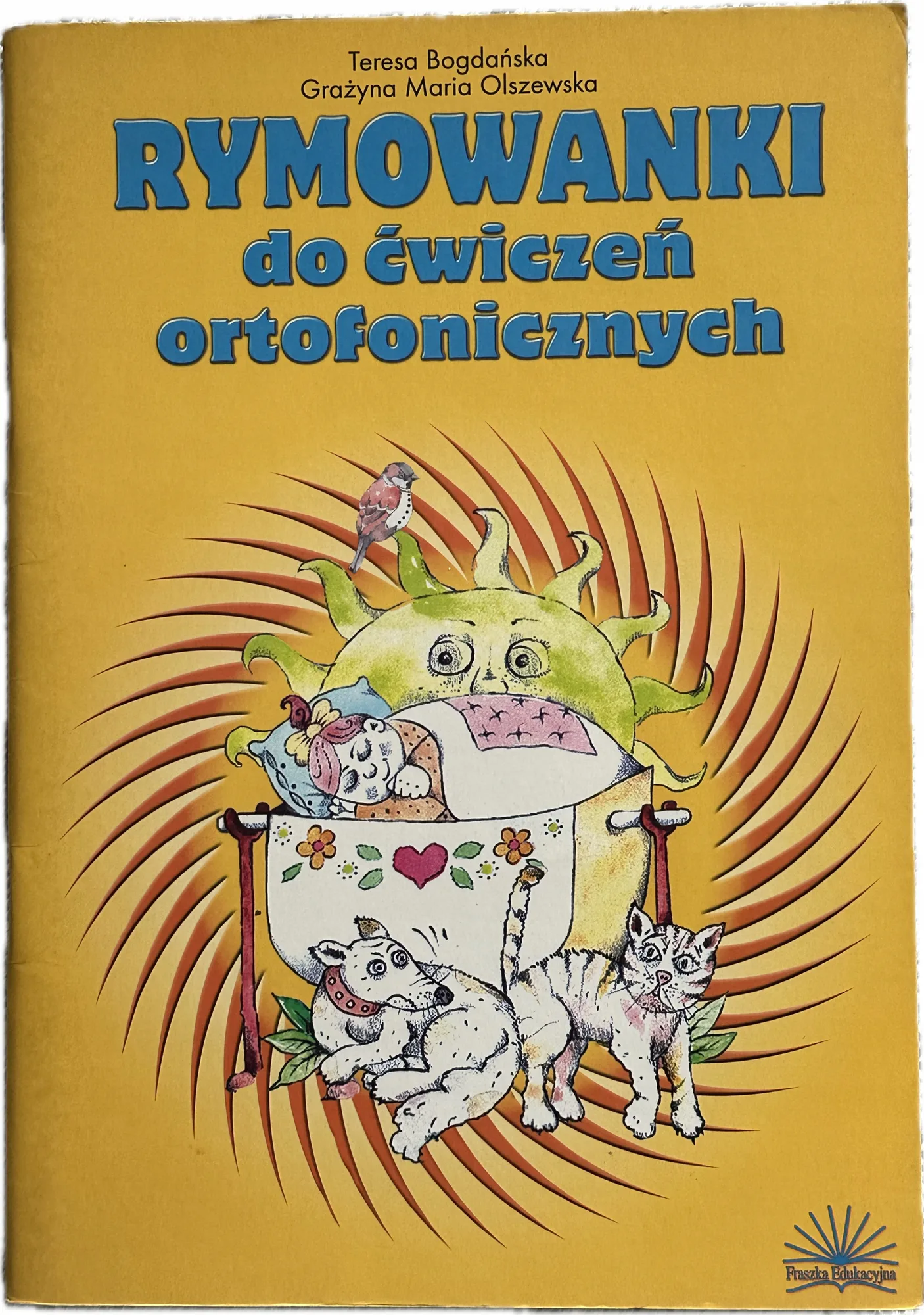 Okładka: Rymowanki do ćwiczeń ortofonicznych logopedyczne nauka wymowy