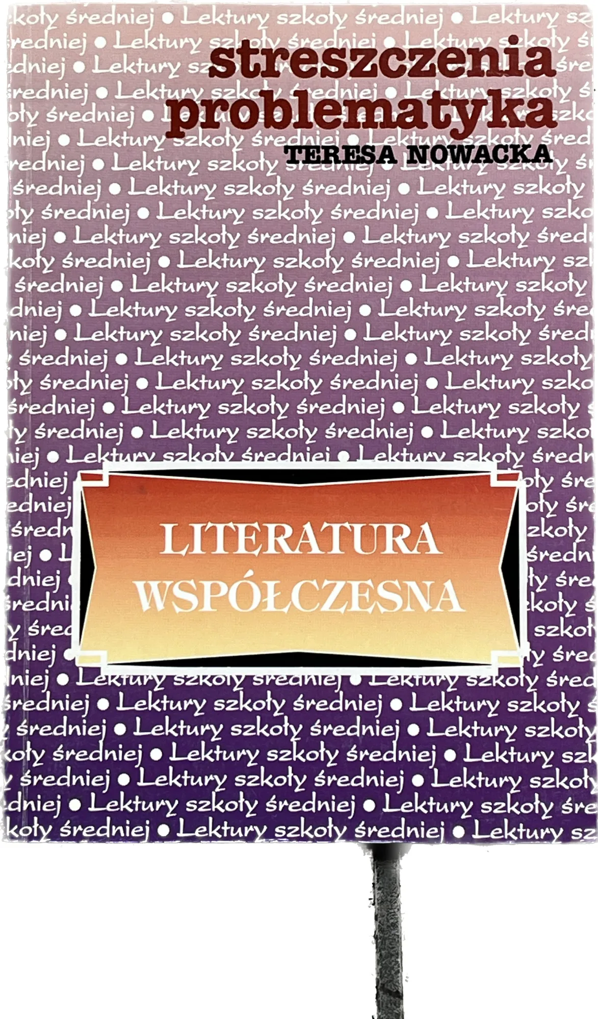 Okładka: Matura ŚCIĄGA opracowania literatura współczesna