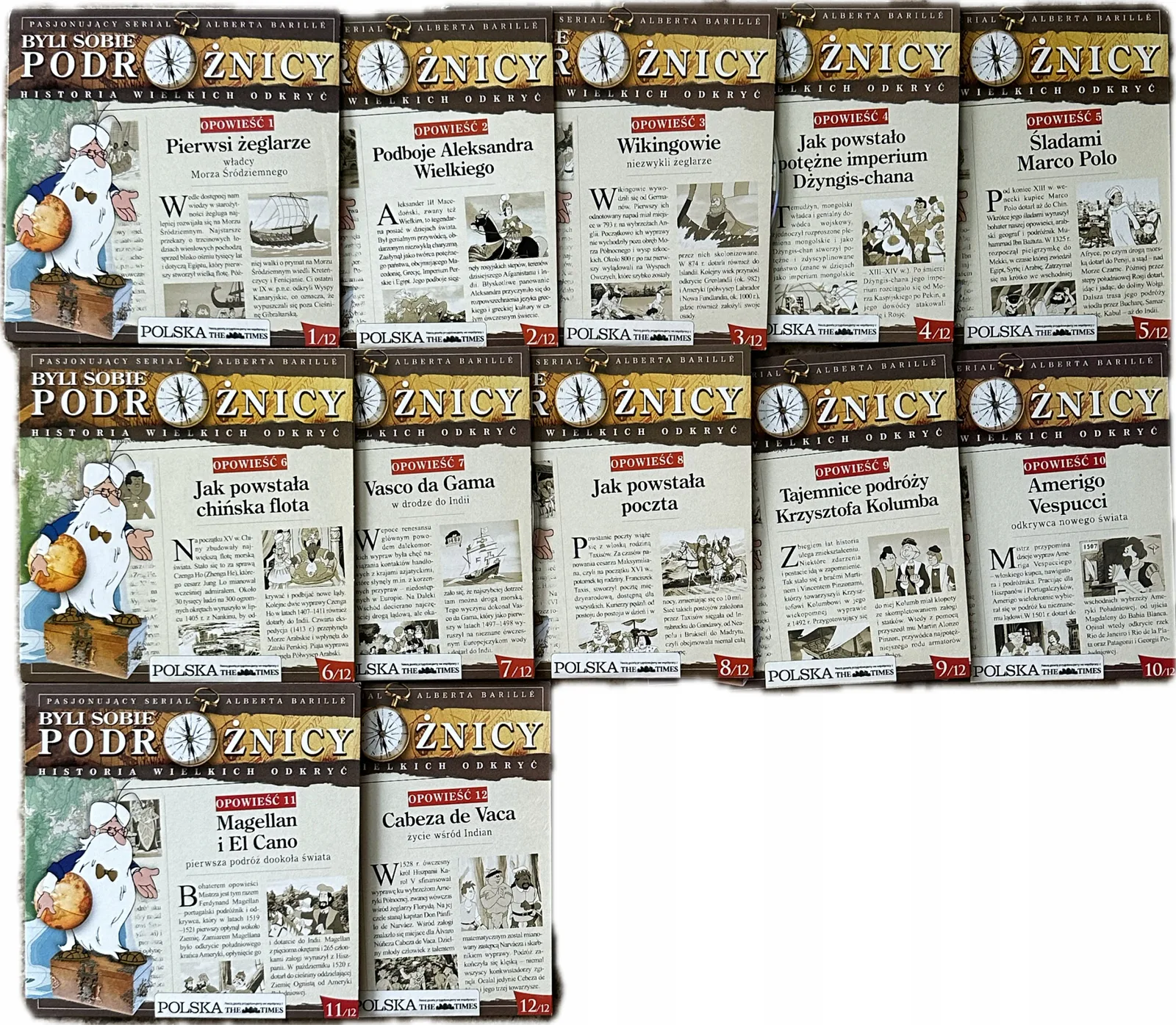 Okładka: BYLI SOBIE PODRÓŻNICY - komplet 12 płyt VCD