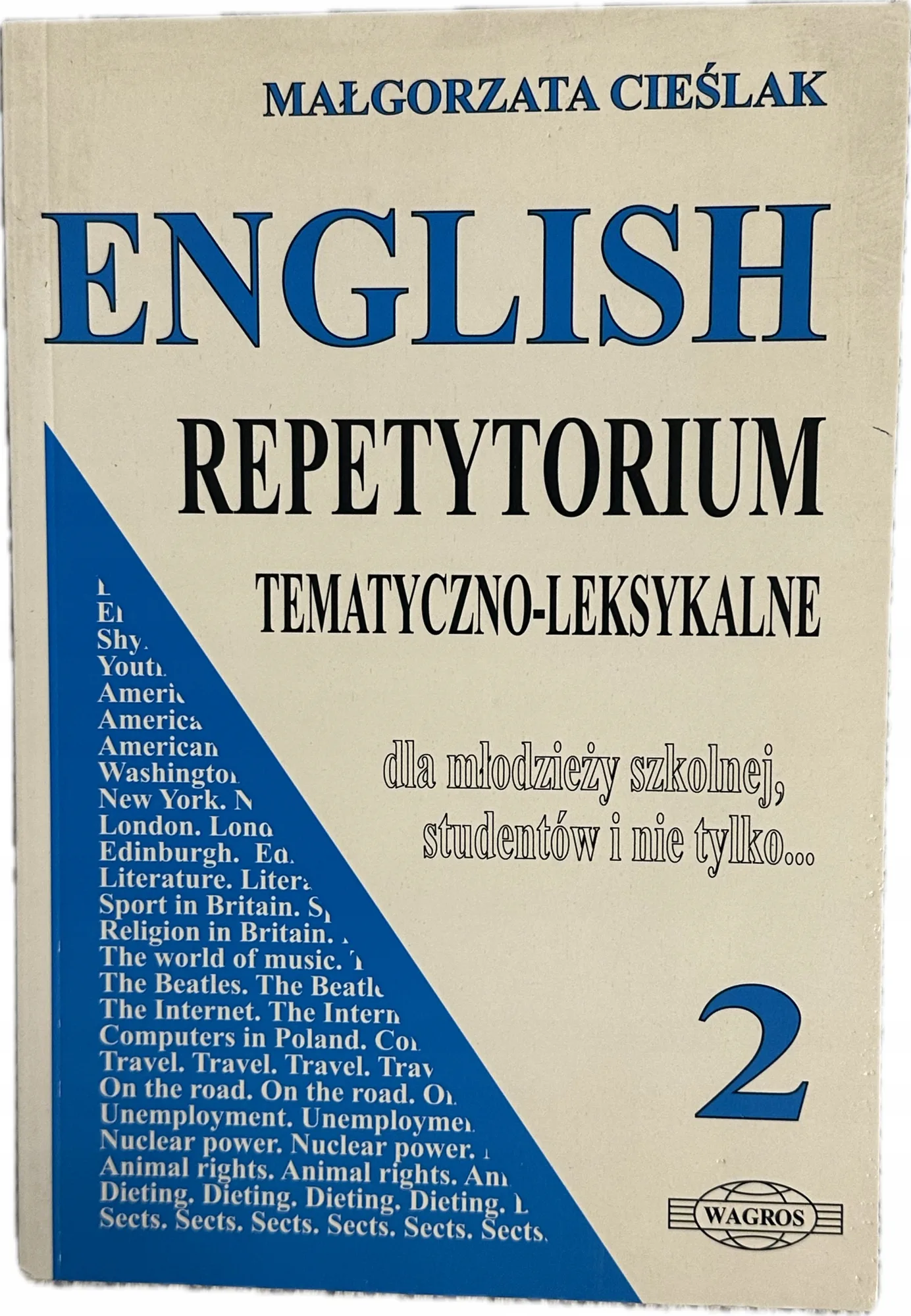 Okładka: English Repetytorium tematyczno-leksykalne Małgorzata Cieślak część 2