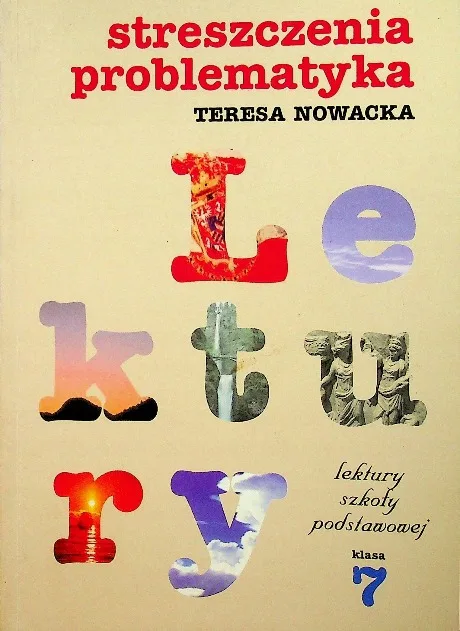 Okładka: Streszczenia problematyka Teresa Nowacka