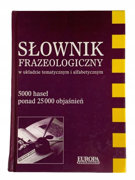 Okładka: SŁOWNIK frazeologiczny w układzie tematycznym