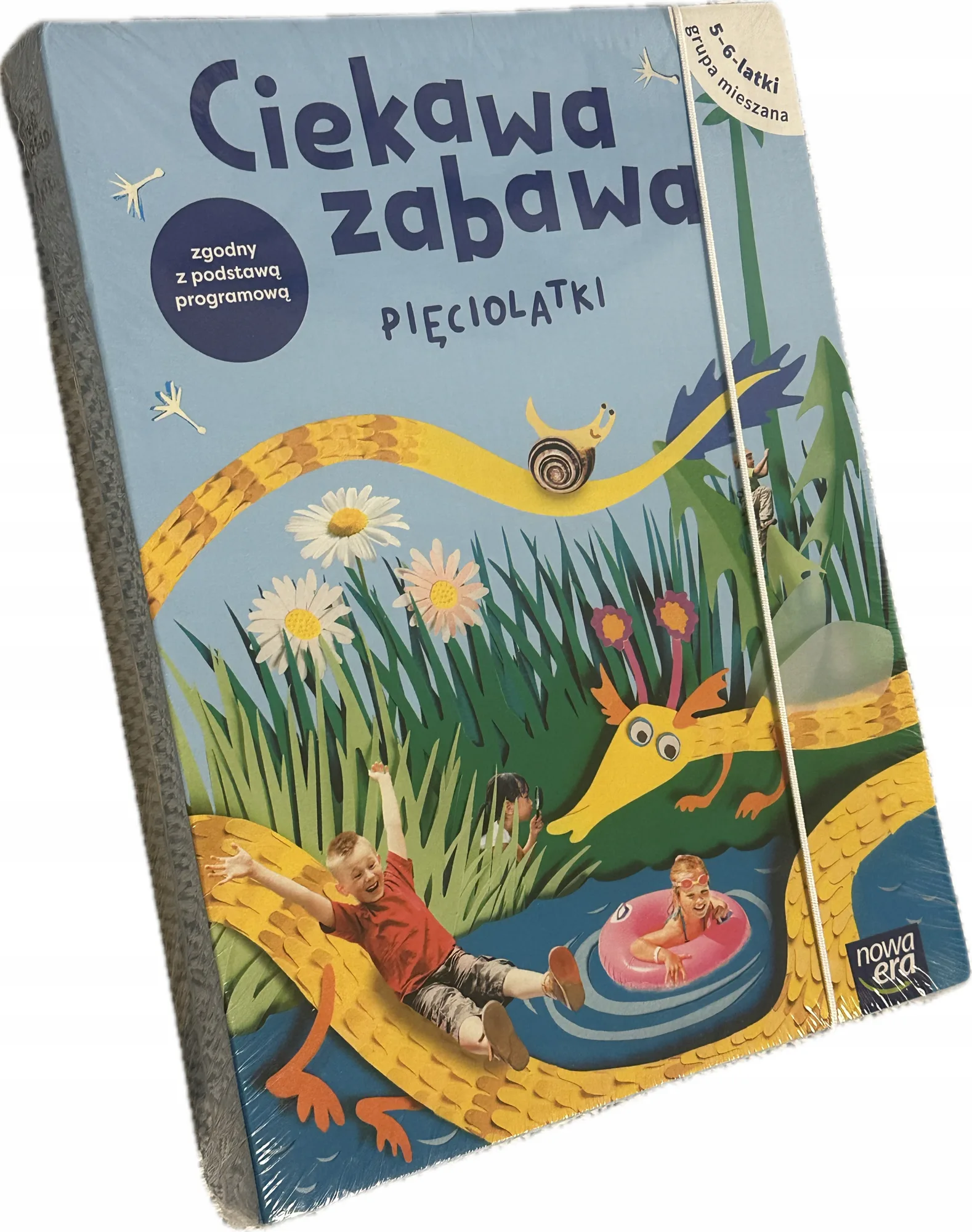 Okładka: Ciekawa zabawa 5-6 latki pakiet zestaw box komplet karty pracy NOWA ERA