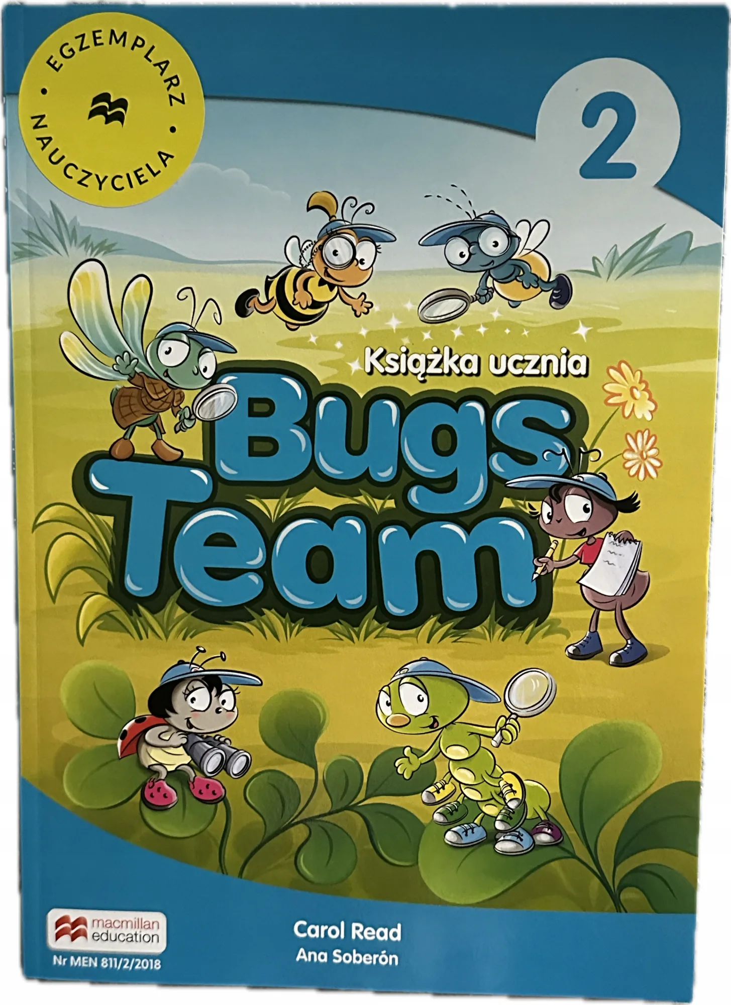 Okładka: BUGS TEAM klasa 2 KSIĄZKA ucznia podręcznik