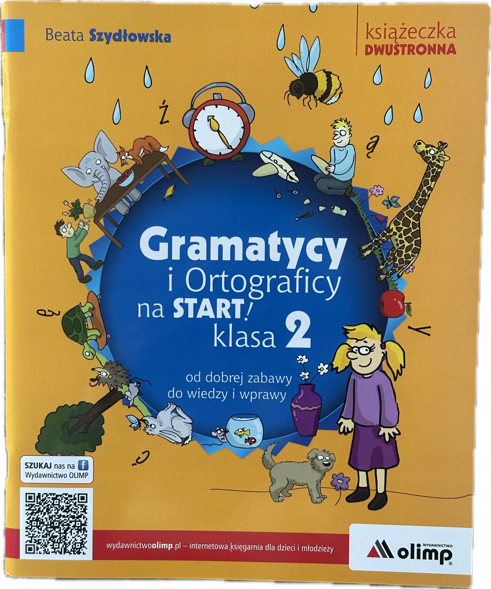 Okładka: Gramatycy i Ortograficy na start klasa 2 ćwiczenia ortograficzne gramatycz`