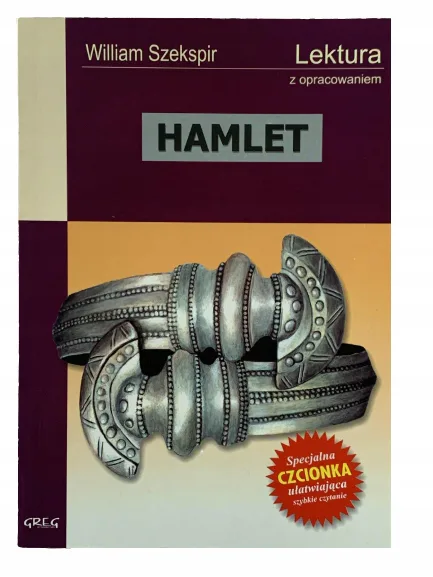 Okładka: HAMLET William Szekspir LEKTURA Z OPRACOWANIEM