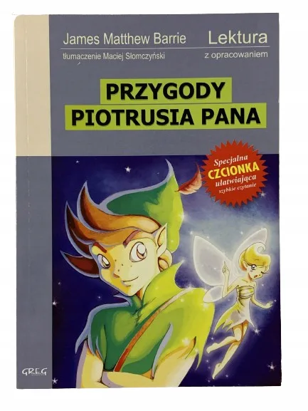 Okładka: Przygody Piotrusia Pana James Matthew Barrie