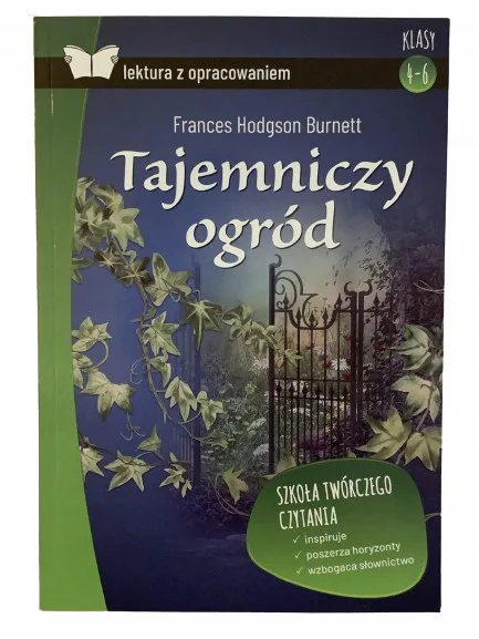 Okładka: Tajemniczy ogród lektura z opracowaniem BURNETT