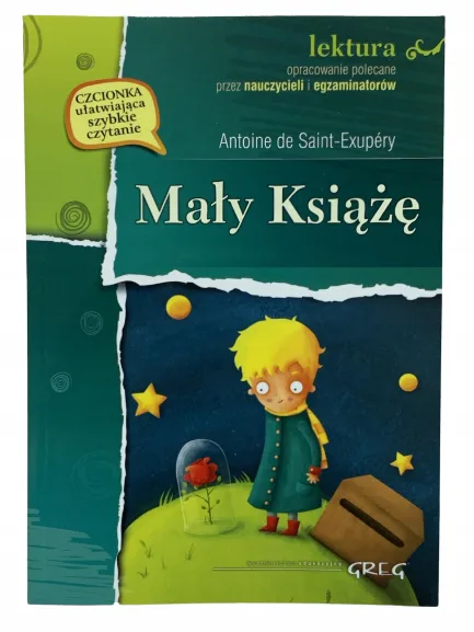 Okładka: Mały książę lektura z opracowaniem Greg