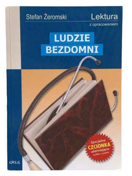 Okładka: Ludzie bezdomni ŻEROMSKI lektura z opracowaniem