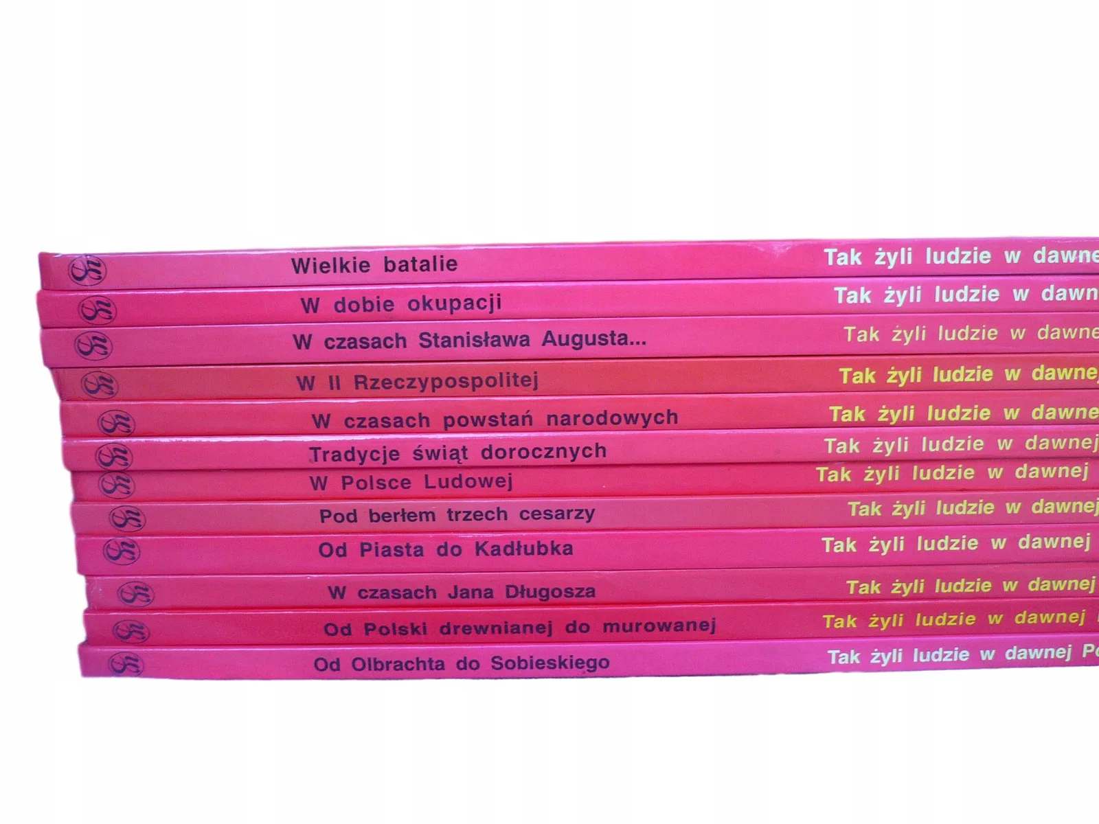 Okładka: TAK ŻYLI LUDZIE W dobie okupacji i inne W dawnej POLSCE komplet 12 szt