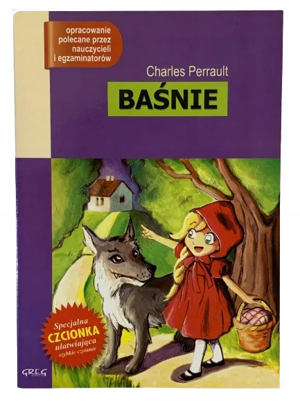 Okładka: Baśnie Charles Perrault lektura z opracowaniem