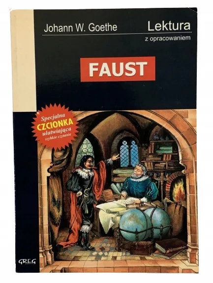 Okładka: FAUST Johann Goethe LEKTURA Z OPRACOWANIEM