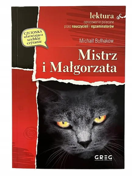 Okładka: MISTRZ I MAŁGORZATA lektura z opracowaniem GREG
