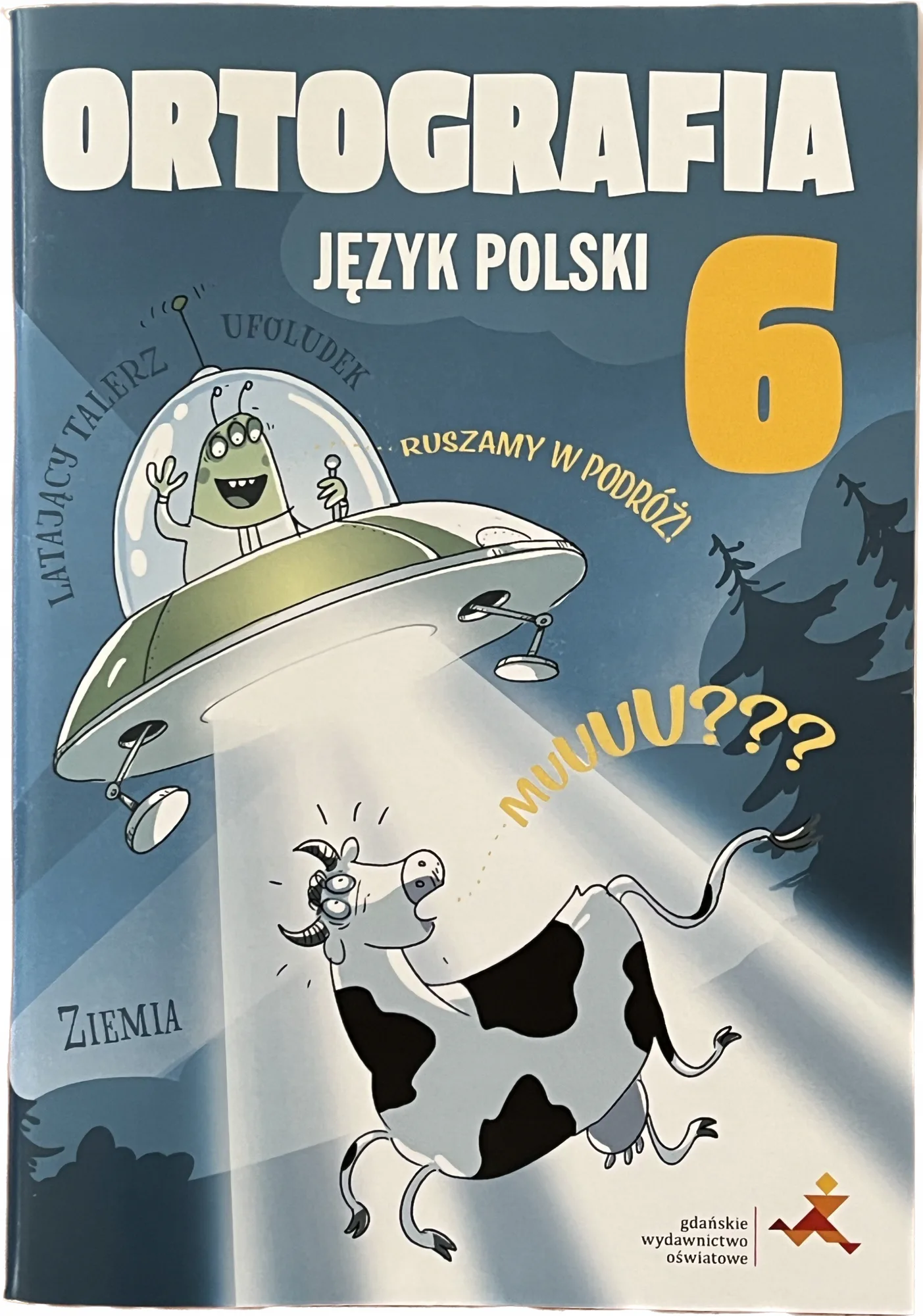 Okładka: Język polski Ortografia SP kl6 ćwiczenia Anna Halasz Piotr Borys