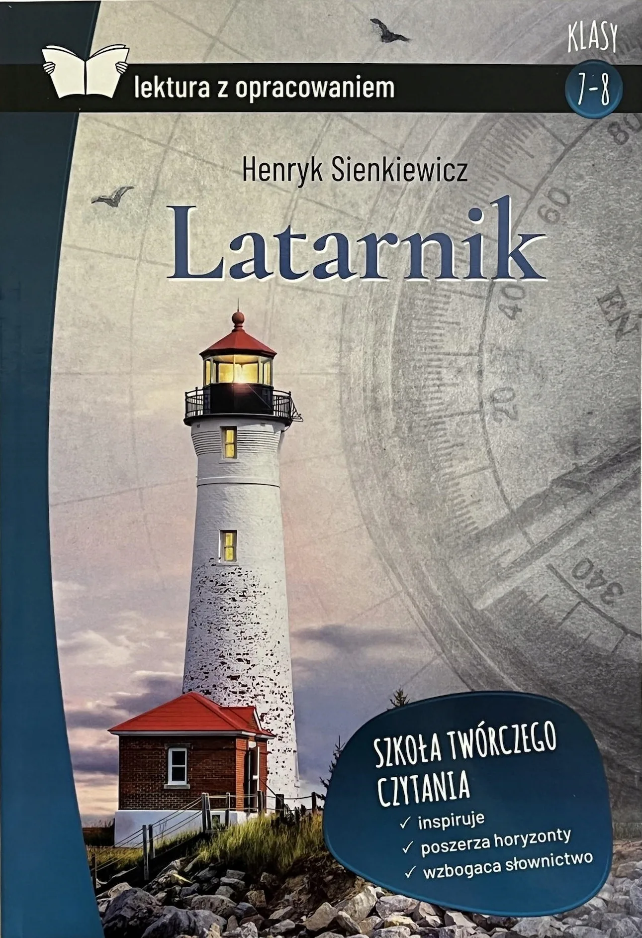 Okładka: Latarnik lektura z opracowaniem Sienkiewicz 7 8